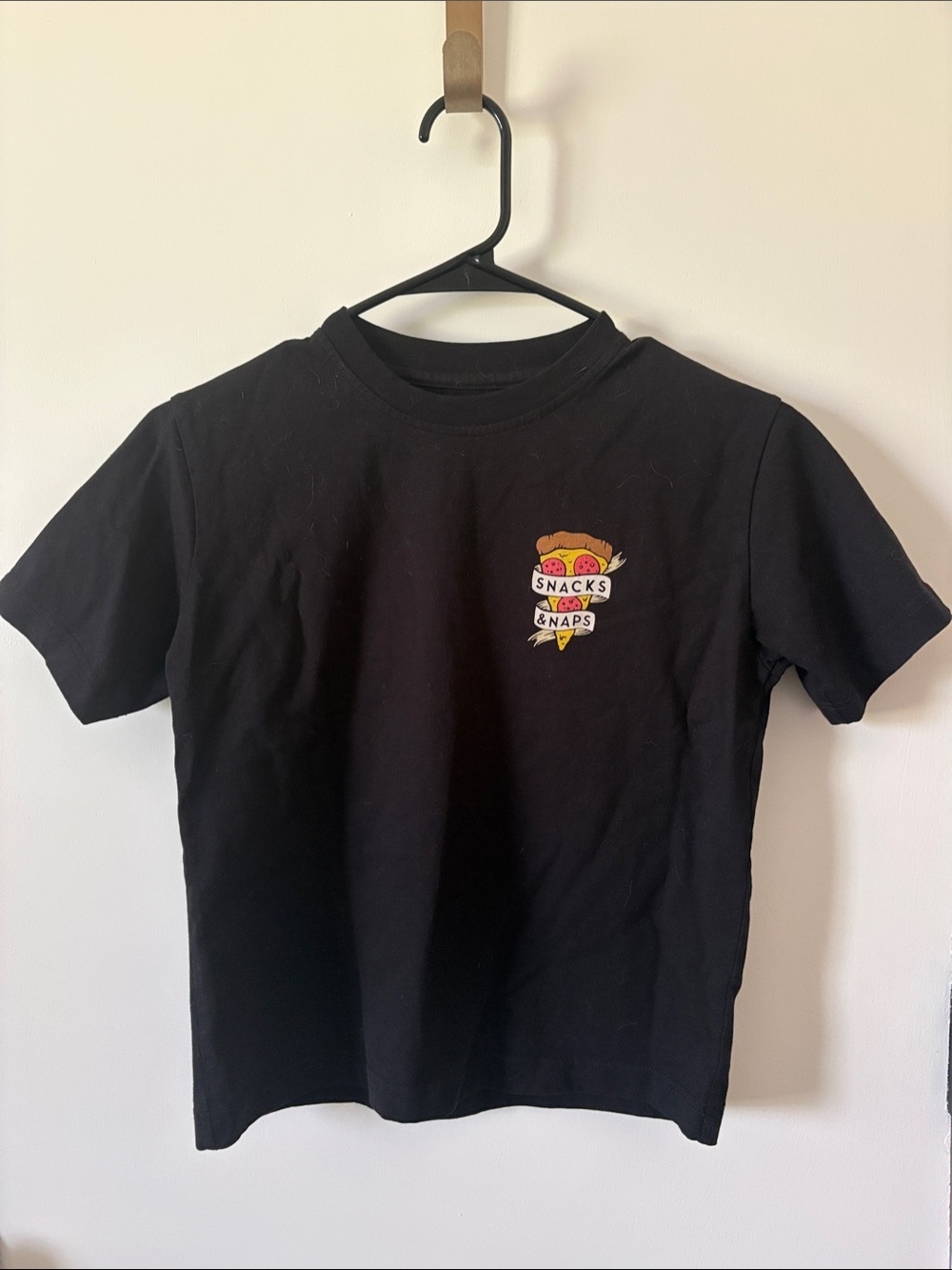 Octopied Mind Crop Tee Snacks & Naps